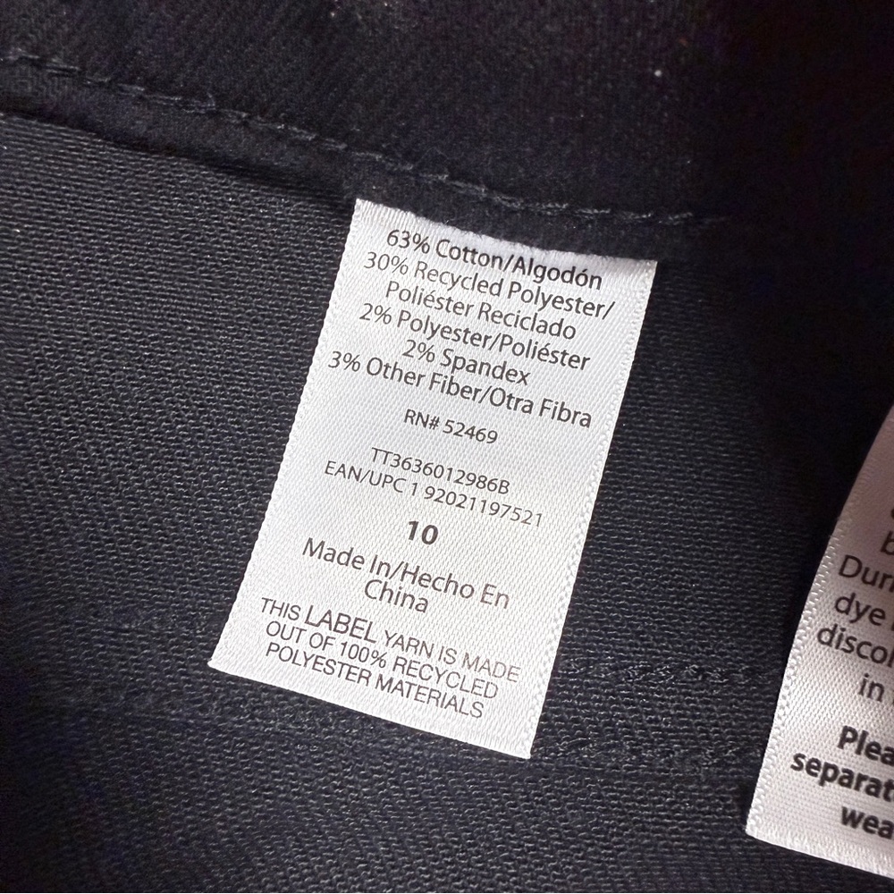 NWT TIME AND TRU BLACK JEANS - Picture 8 of 9